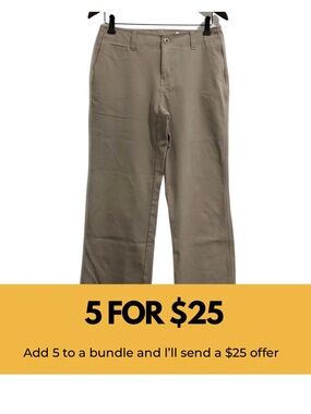 Eddie Bauer khakis.